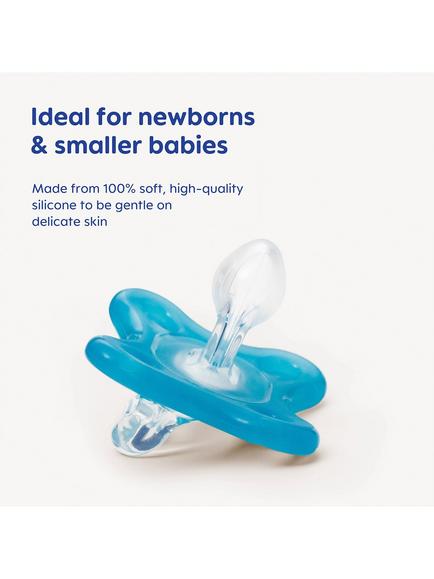 MAM Comfort Soother, 0-3 Months, Pack of 2 - view 2, Blue