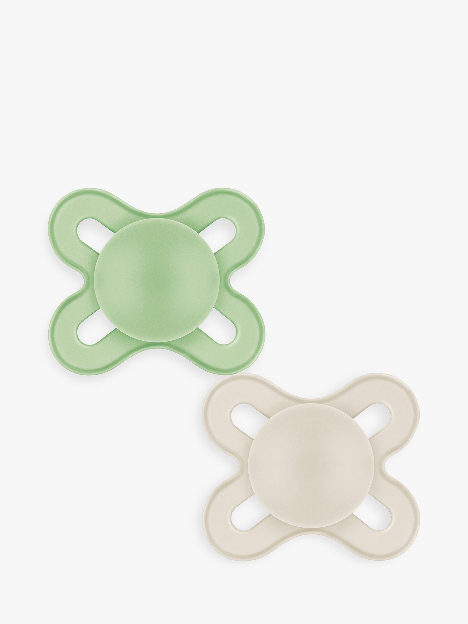 MAM Silicone Baby Pure Start Soother Unisex, 0-2 Months, Pack of 2
