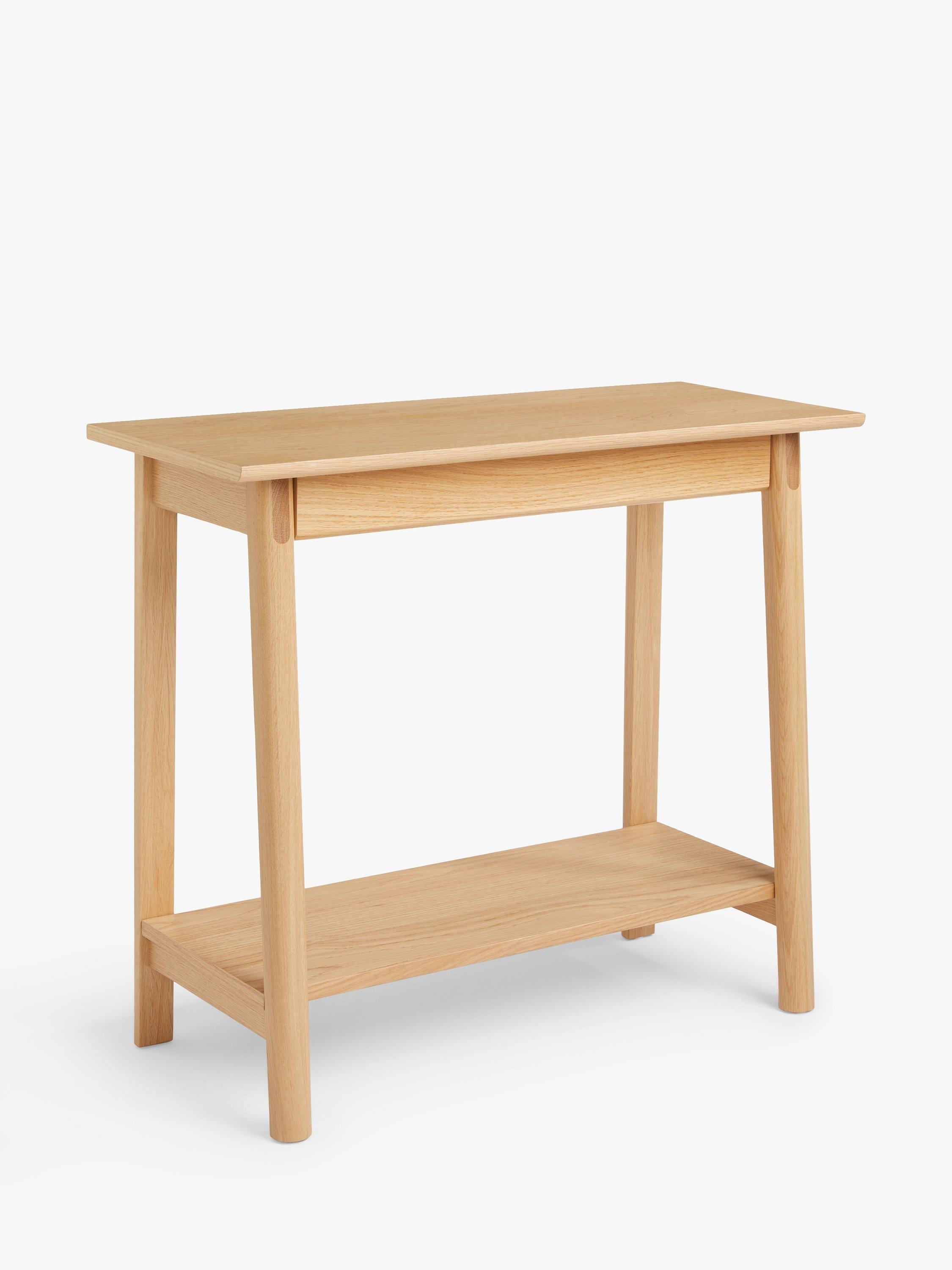John Lewis Notch Console Table, Oak