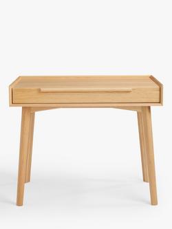 John Lewis Notch Desk - view 2, Oak