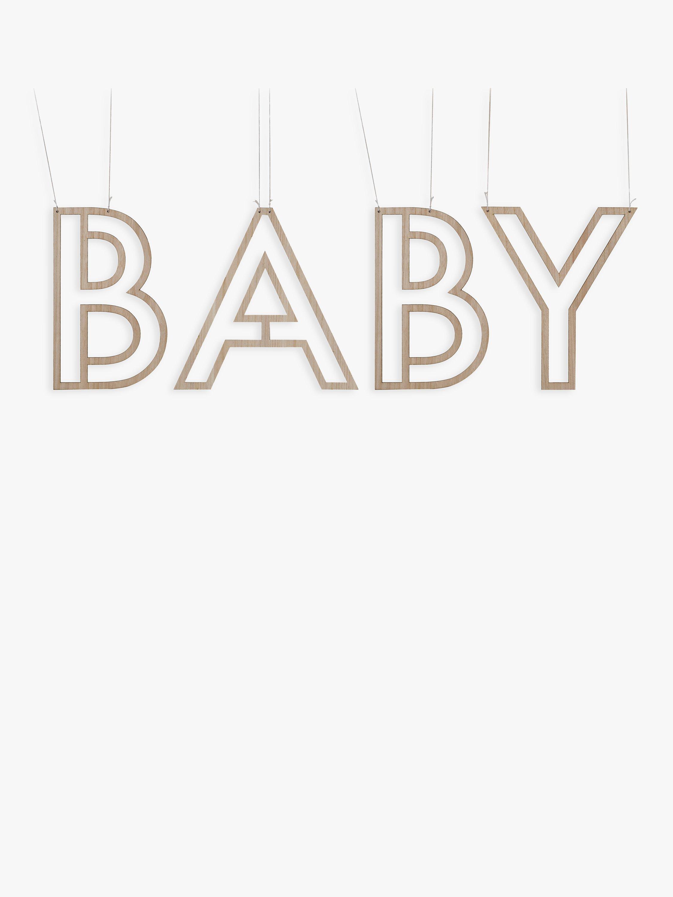 Ginger Ray Hey Baby Banner