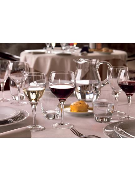 Luigi Bormioli Michelangelo Red Wine Glass, Set of 4, 340ml, Clear - view 2, Clear