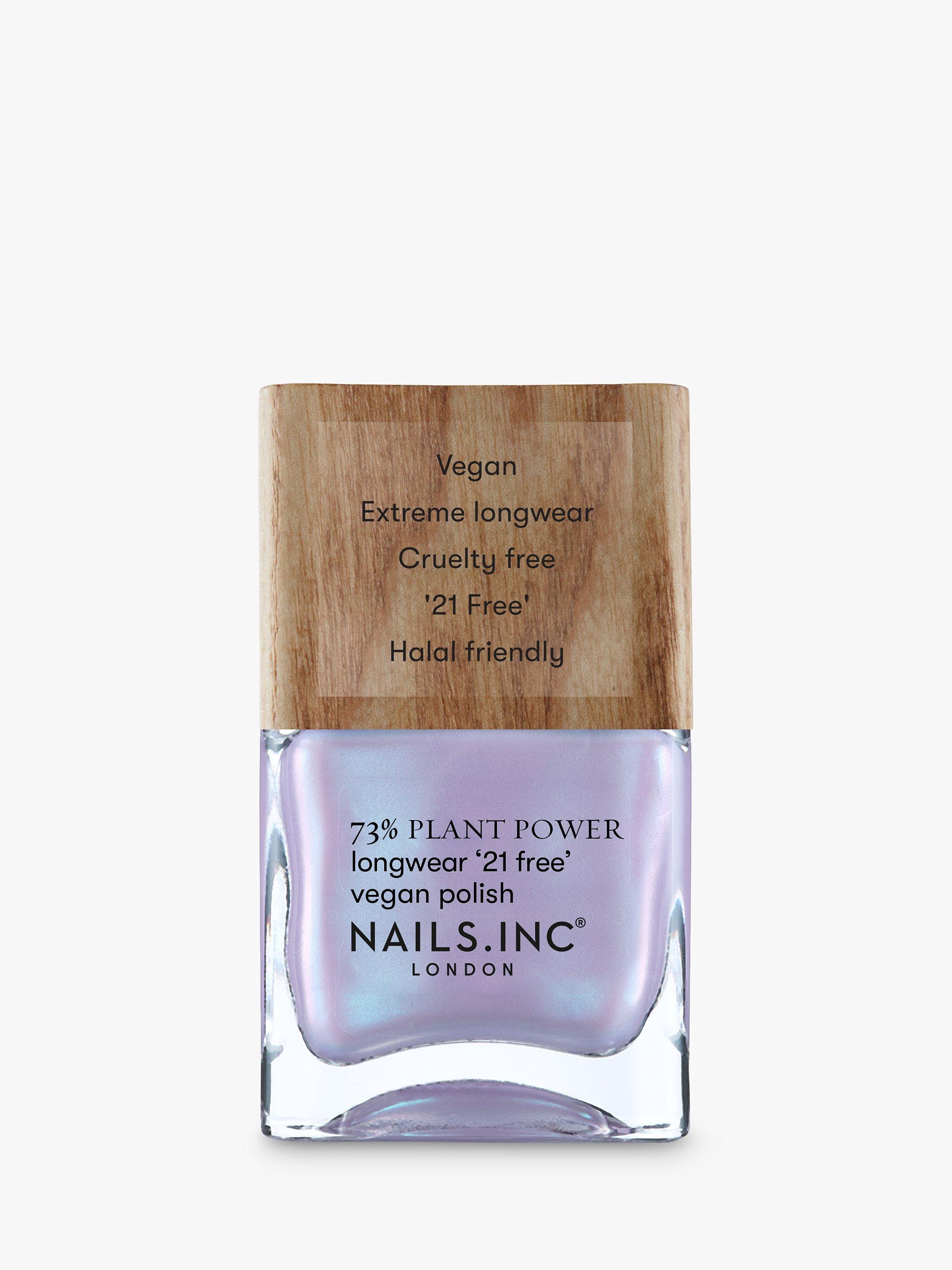 Product image 1 of 1, which shows Nails Inc Plant Power Vegan Nail Polish, Eco Glow