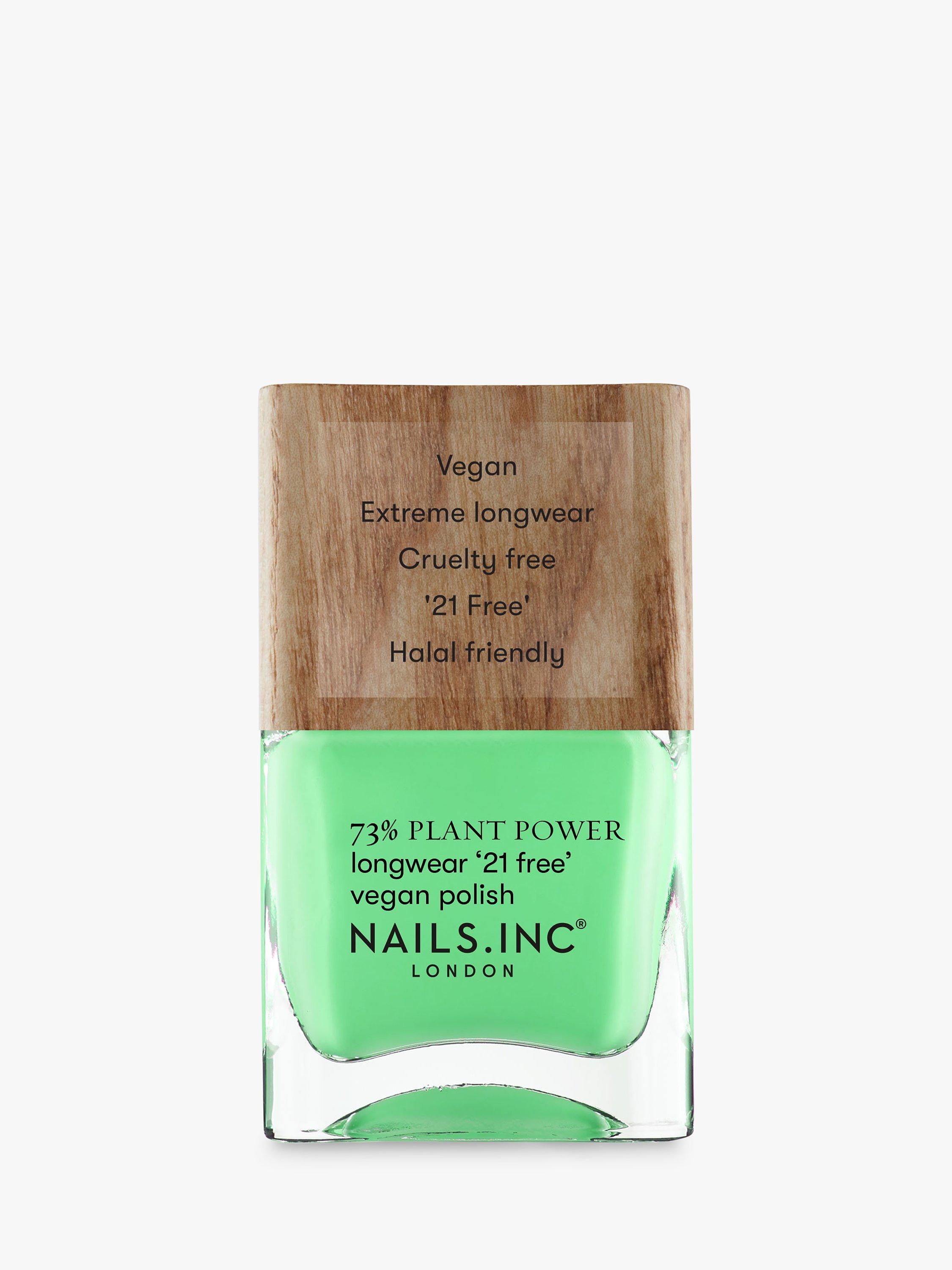 Product image 1 of 1, which shows Nails Inc Plant Power Vegan Nail Polish, Easy Being Green