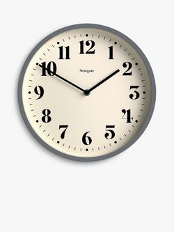 Newgate Clocks Number Four Analogue Wall Clock, 30cm, French Navy