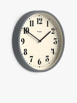 Newgate Clocks Number Four Analogue Wall Clock, 30cm - view 2, French Navy