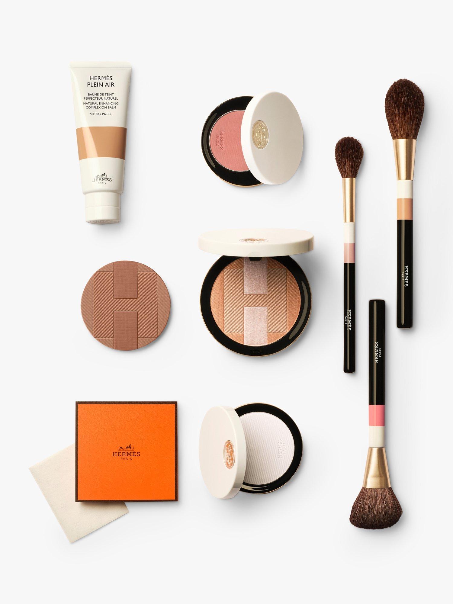 Product image 12 of 12, which shows Hermès Plein Air H Trio Iridescent Mineral Powder, 02 Corail Mojave