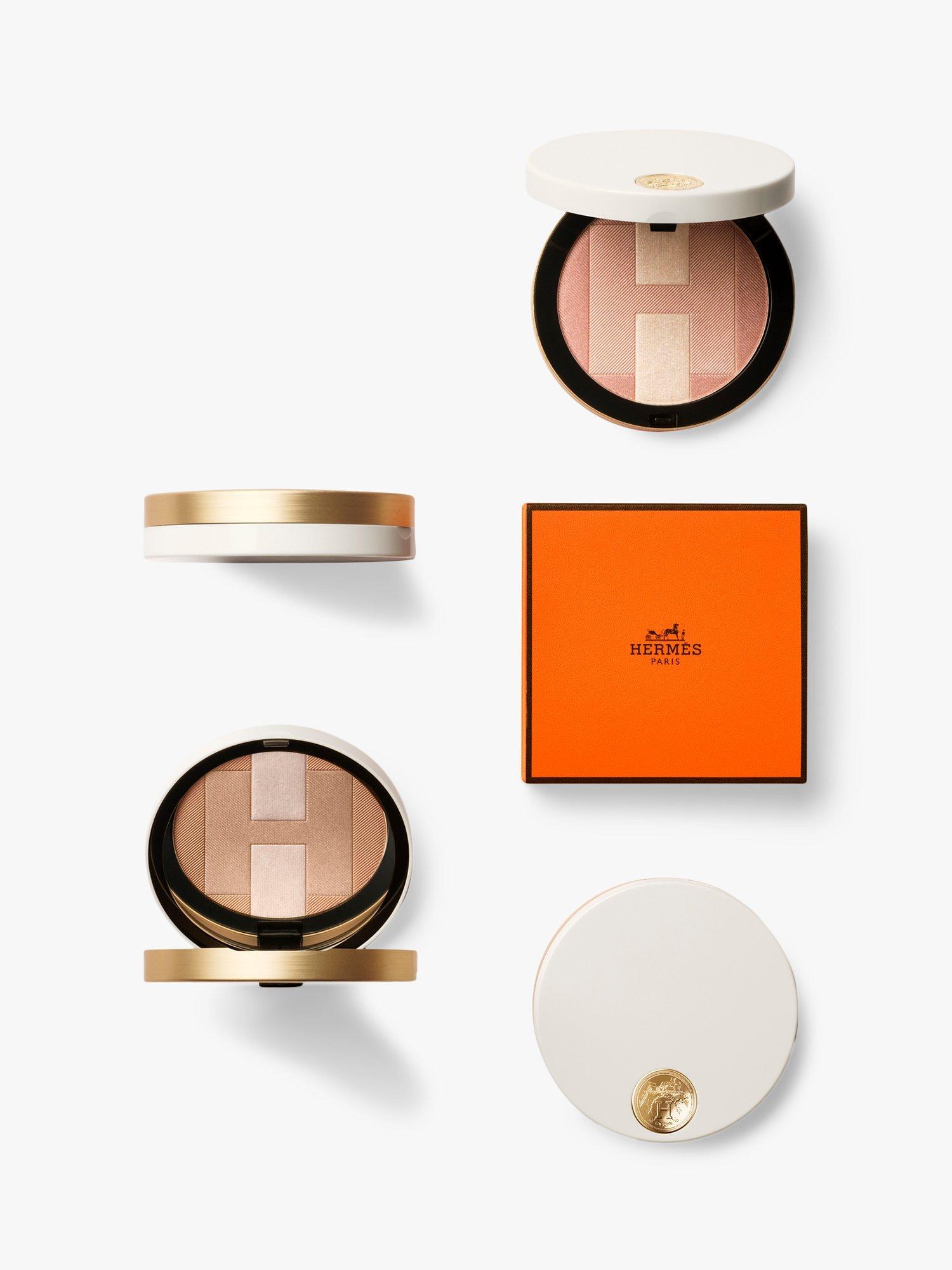 Product image 11 of 12, which shows Hermès Plein Air H Trio Iridescent Mineral Powder, 02 Corail Mojave