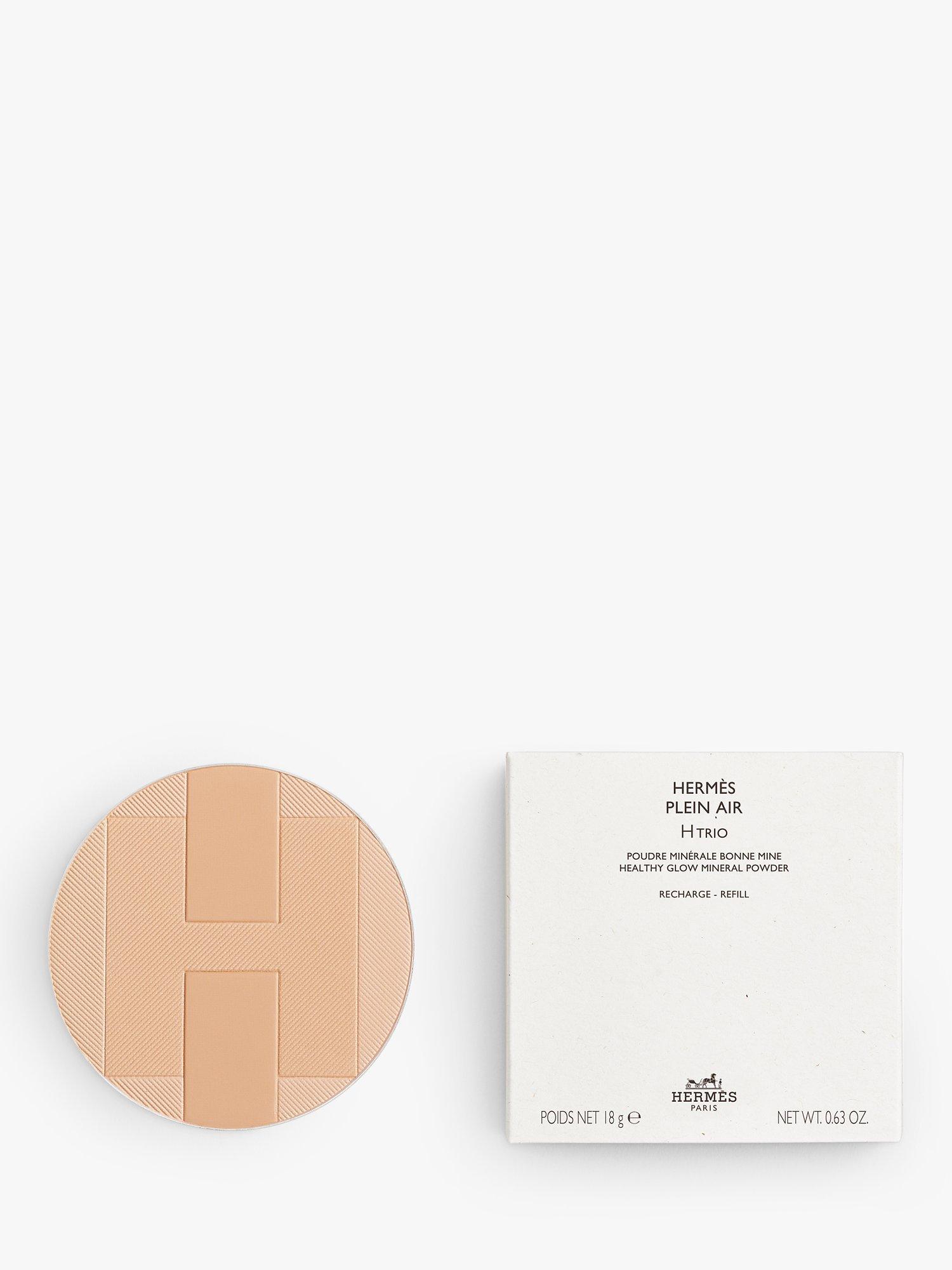 Product image 1 of 4, which shows Hermès Plein Air H Trio Healthy Glow Mineral Powder Refill, 01 Tottori