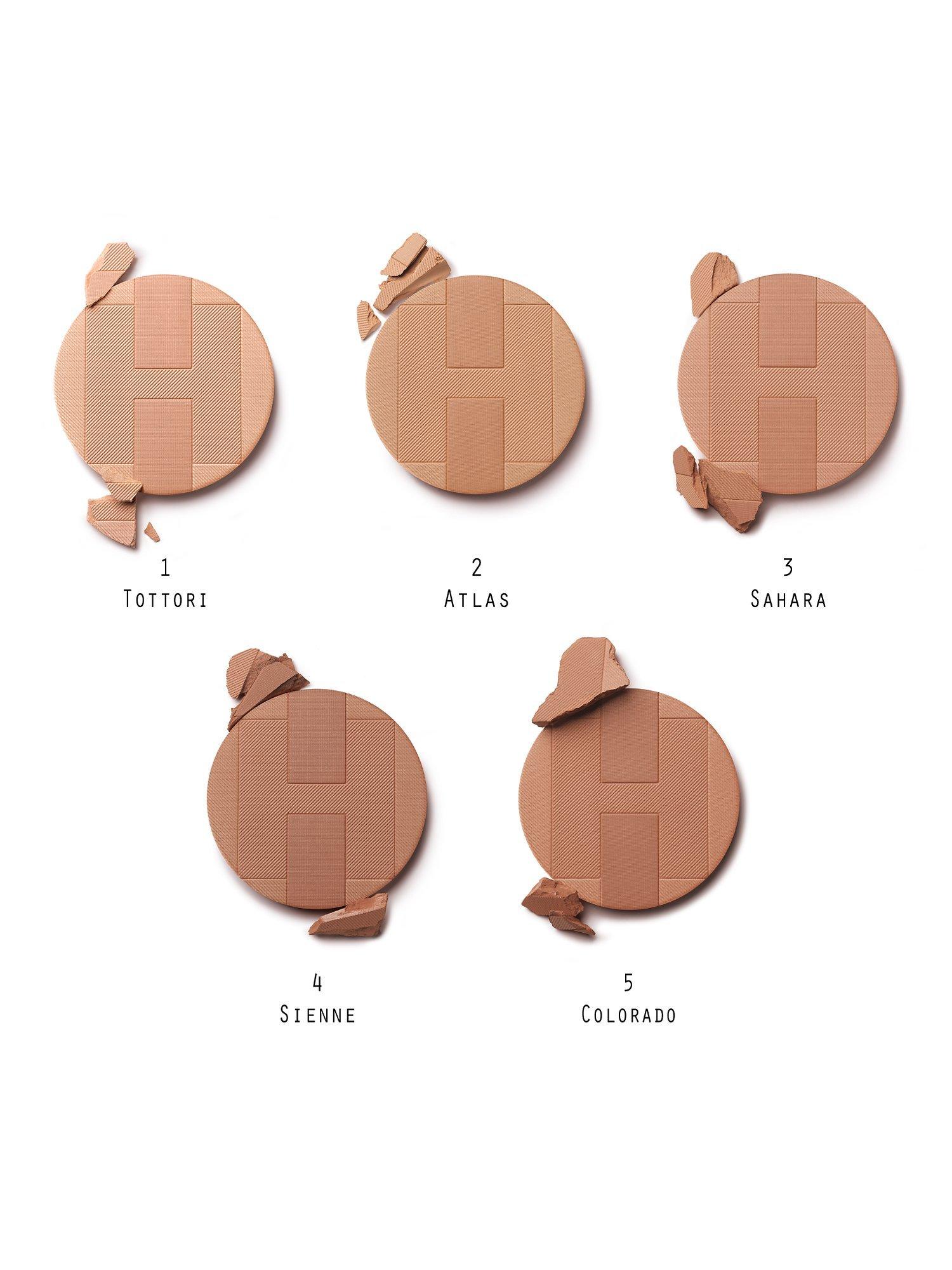 Product image 3 of 4, which shows Hermès Plein Air H Trio Healthy Glow Mineral Powder Refill, 01 Tottori