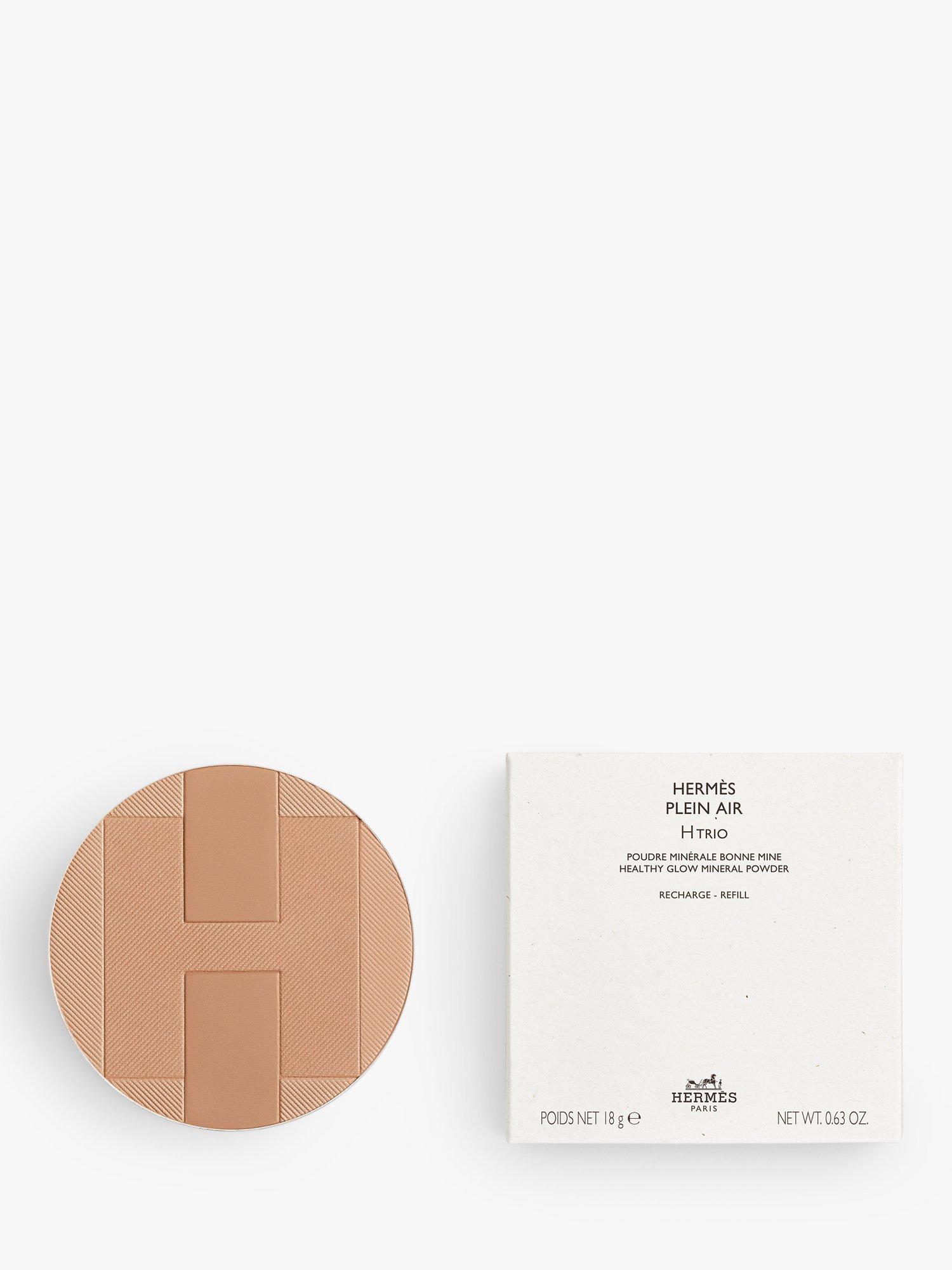 Product image 1 of 4, which shows Hermès Plein Air H Trio Healthy Glow Mineral Powder Refill, 03 Sahara