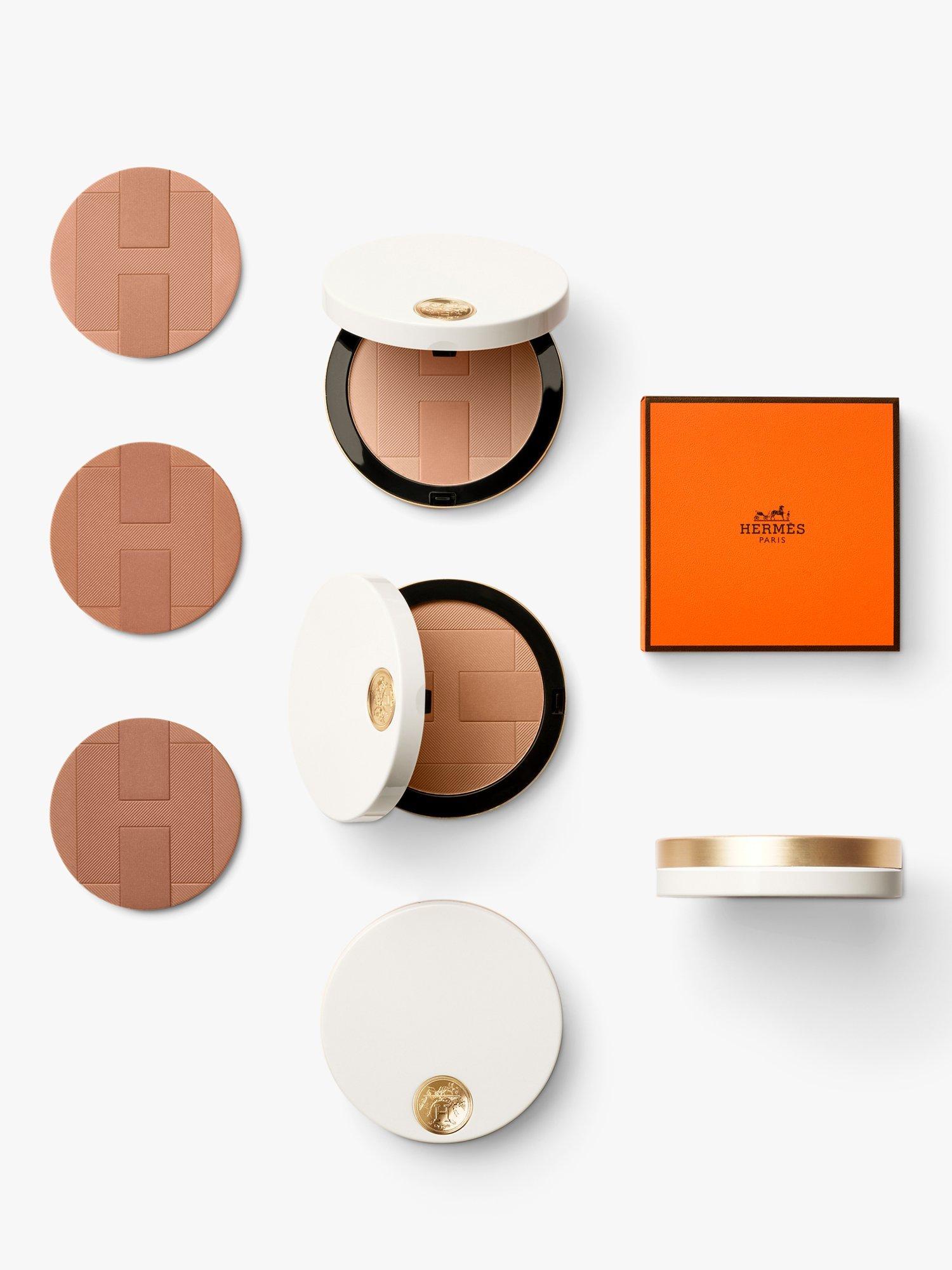 Product image 4 of 4, which shows Hermès Plein Air H Trio Healthy Glow Mineral Powder Refill, 04 Sienne