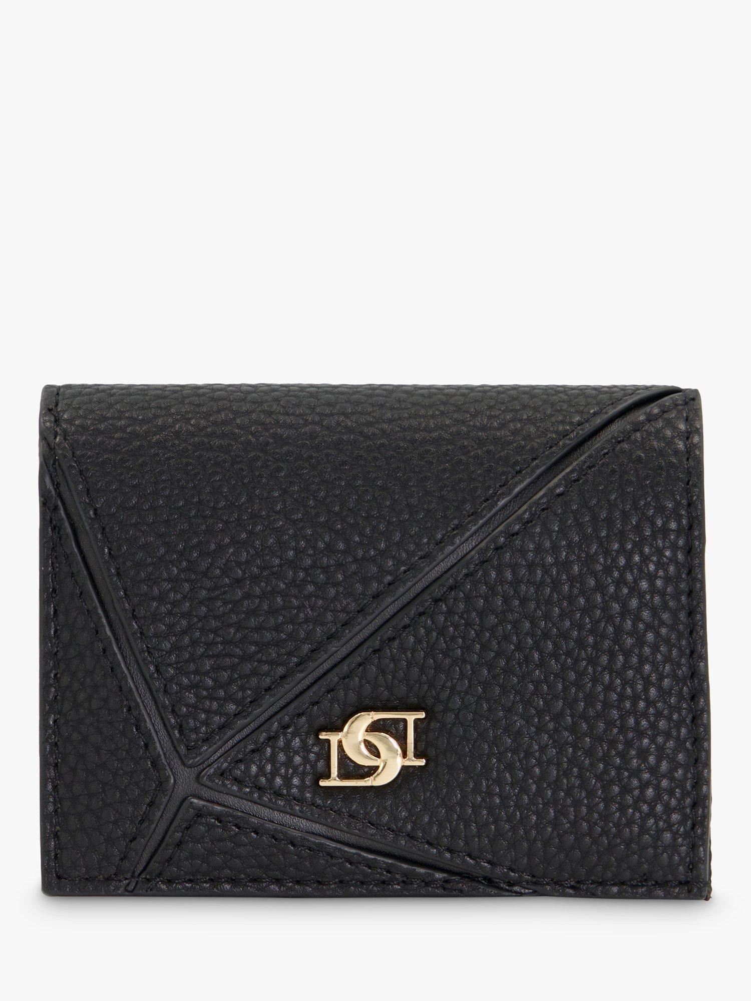 Dune Korset Patchwork Foldover Purse, Black