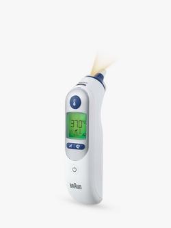 Braun ThermoScan 7+ Compact Baby & Adult Thermometer - view 2, White