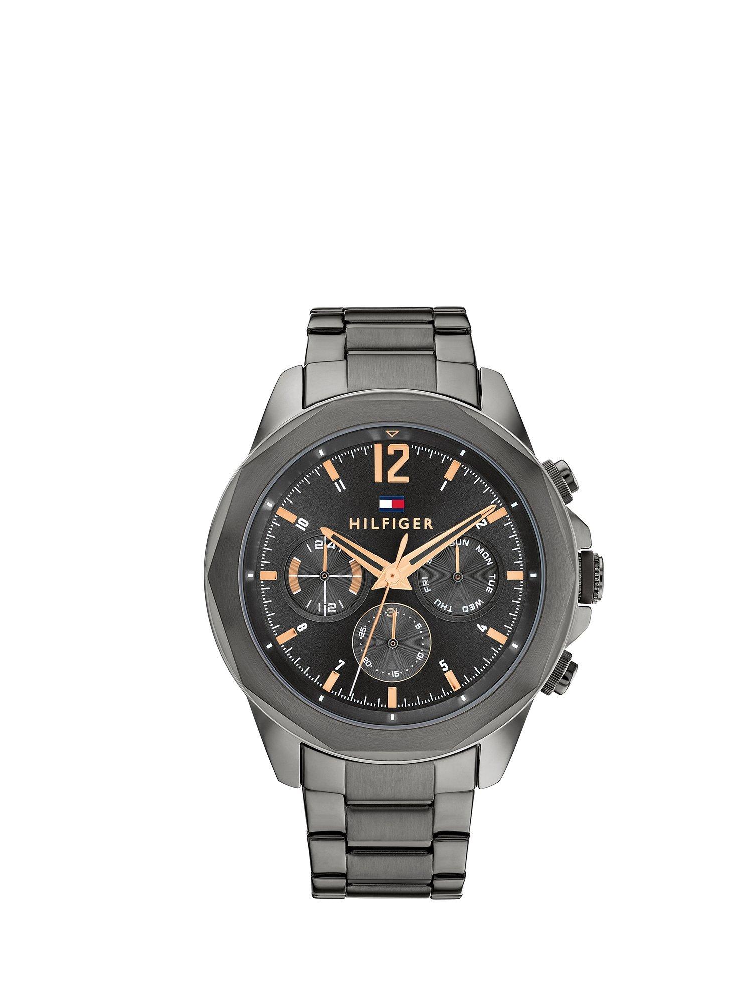 Tommy Hilfiger Men's Lars Chronograph Bracelet Strap Watch, Grey 1792061