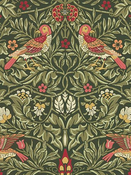 Morris & Co. Bird Wallpaper, Meww217194