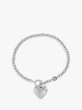 Olivia Burton Knot Heart Bracelet, Silver