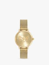 Olivia Burton Women s Classic Crystal Mesh Bracelet Strap Watch