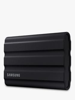 Samsung T7 Shield USB 3.2 Gen 2 Portable SSD Hard Drive, 2TB - view 2, Black