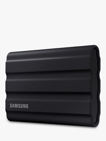 Samsung T7 Shield USB 3.2 Gen 2 Portable SSD Hard Drive, 2TB - view 2, Black