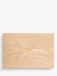 John Lewis Leckford Rectangular Chopping Board, 39cm, Ash Wood