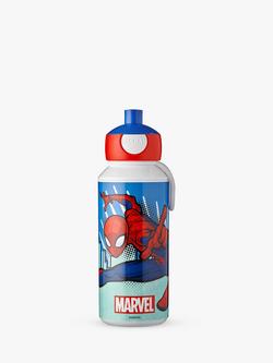Mepal Kids' Marvel Spider-Man Leak-Proof Drinks Bottle, 400ml, Blue/Red