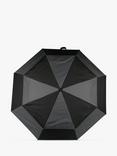 totes Eco Auto Open & Close Umbrella, Black/Charcoal