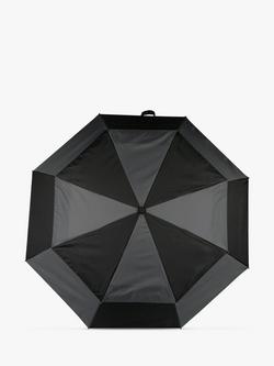 totes Eco Auto Open & Close Umbrella, Black/Charcoal - view 2, Black/Charcoal