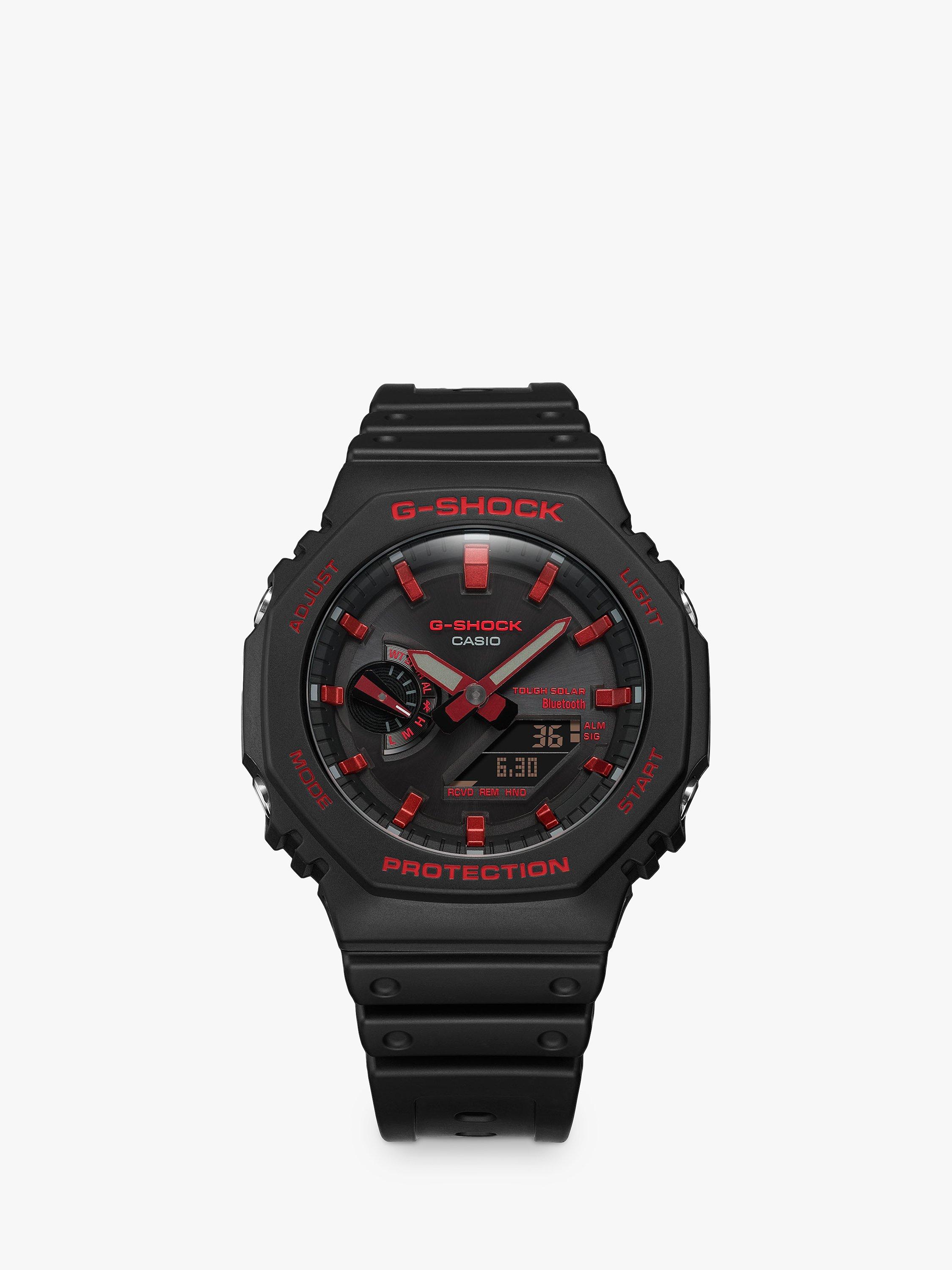 Product image 4 of 6, which shows Casio Men's G-Shock Date Solar Resin Strap Watch, Black GA-B2100BNR-1AER