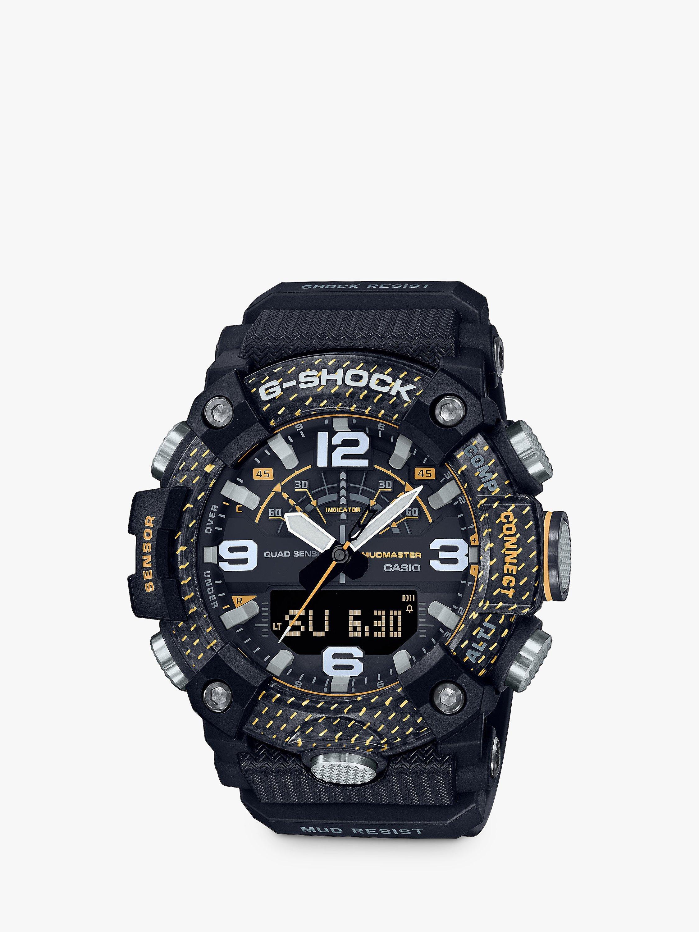 Casio GG-B100Y-1AER G-Shock Master of G Mudmaster Resin Strap Watch, Black
