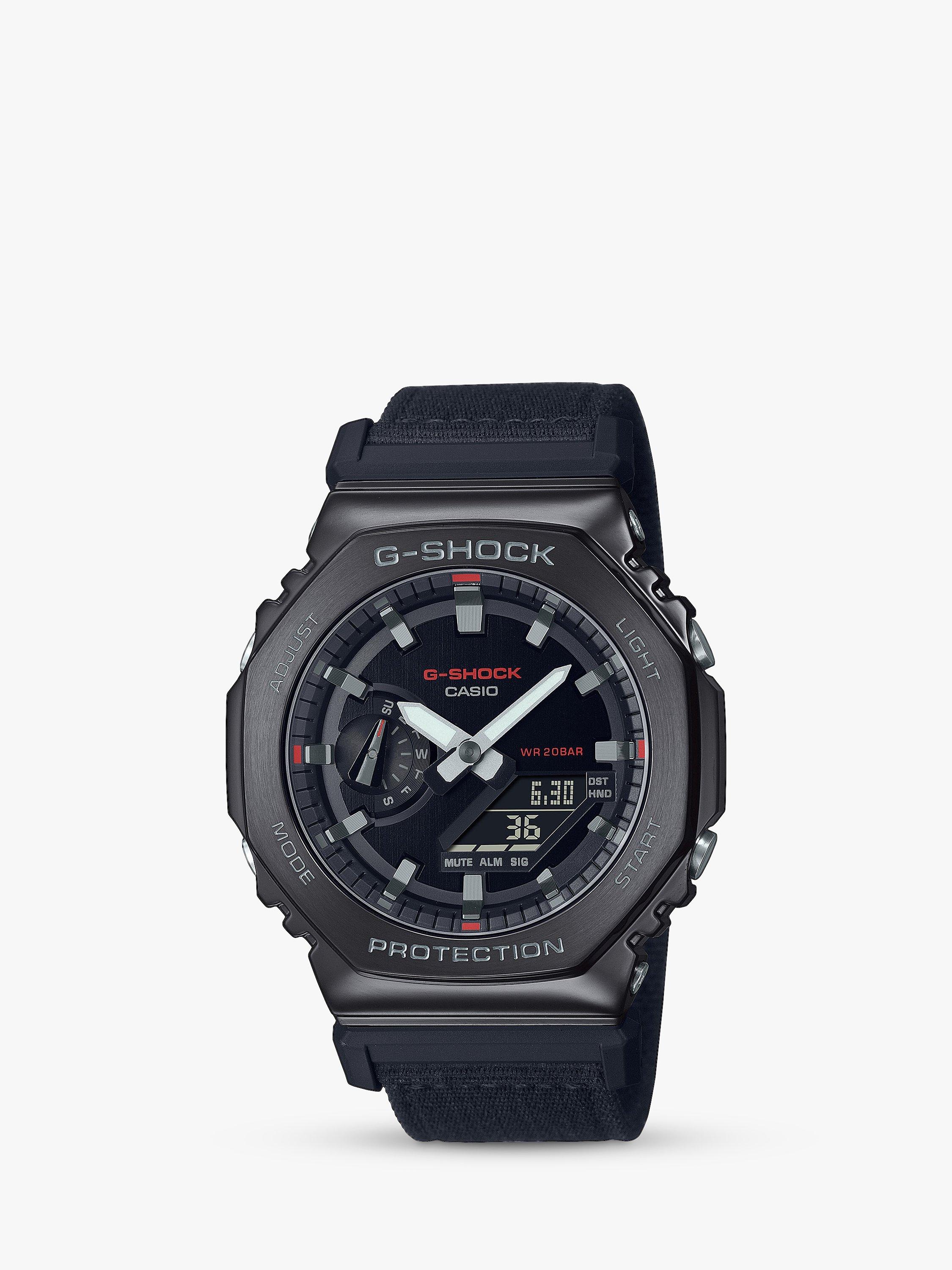 Casio Men's G-Shock Utility Fabric Strap Watch, Black GM-2100CB-1AER
