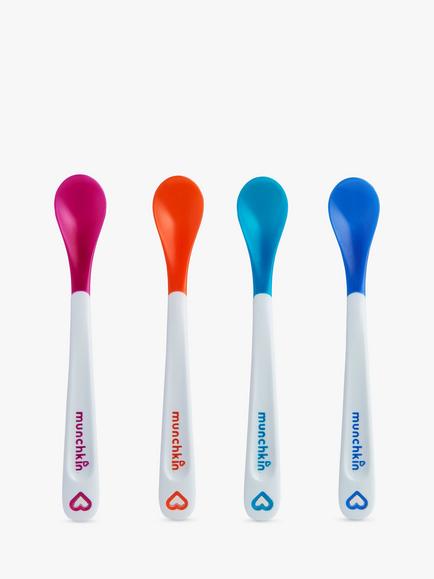 Munchkin White Hot Spoons, Set of 4, Multi, Multi
