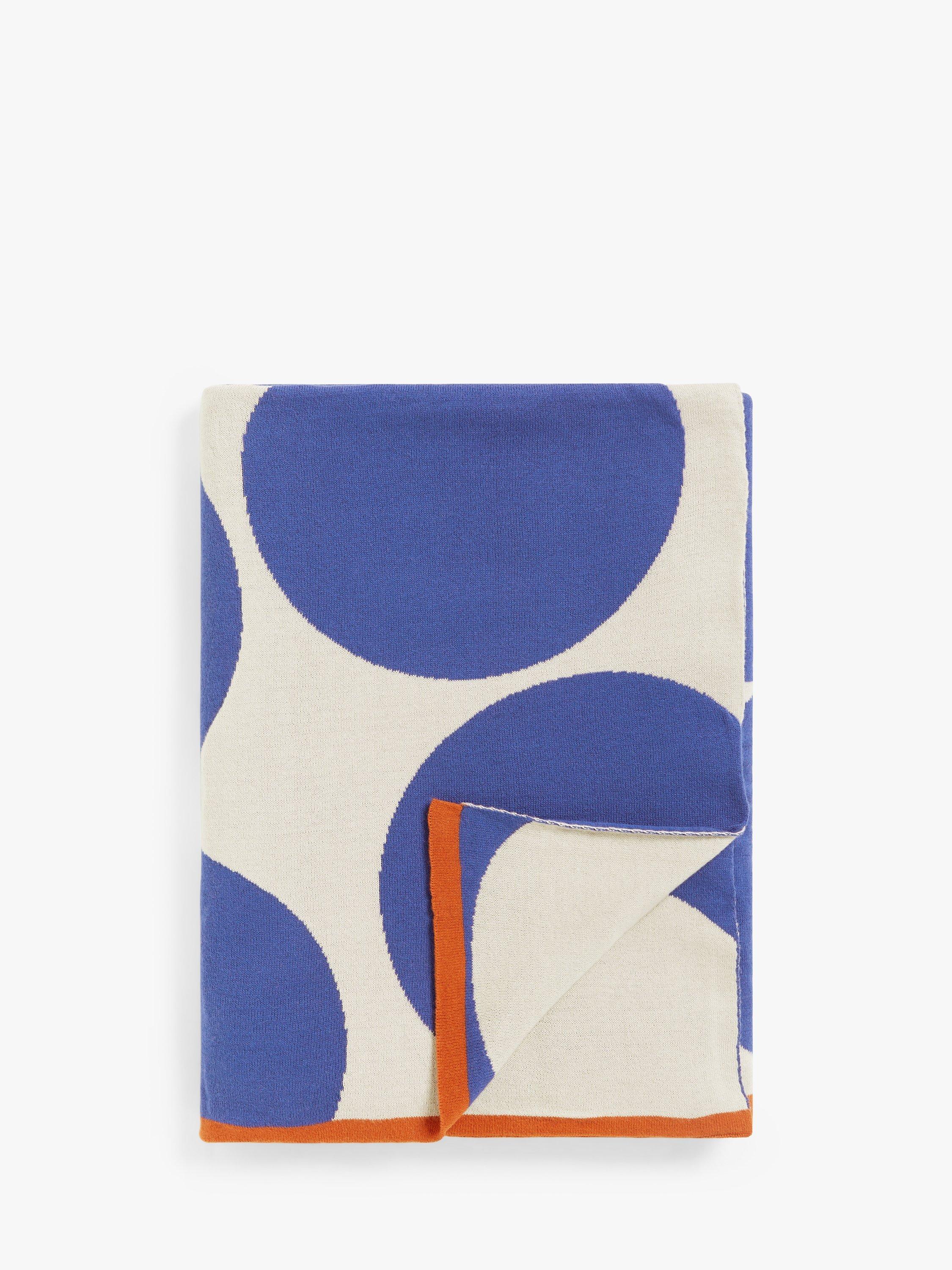 John lewis blue throw sale