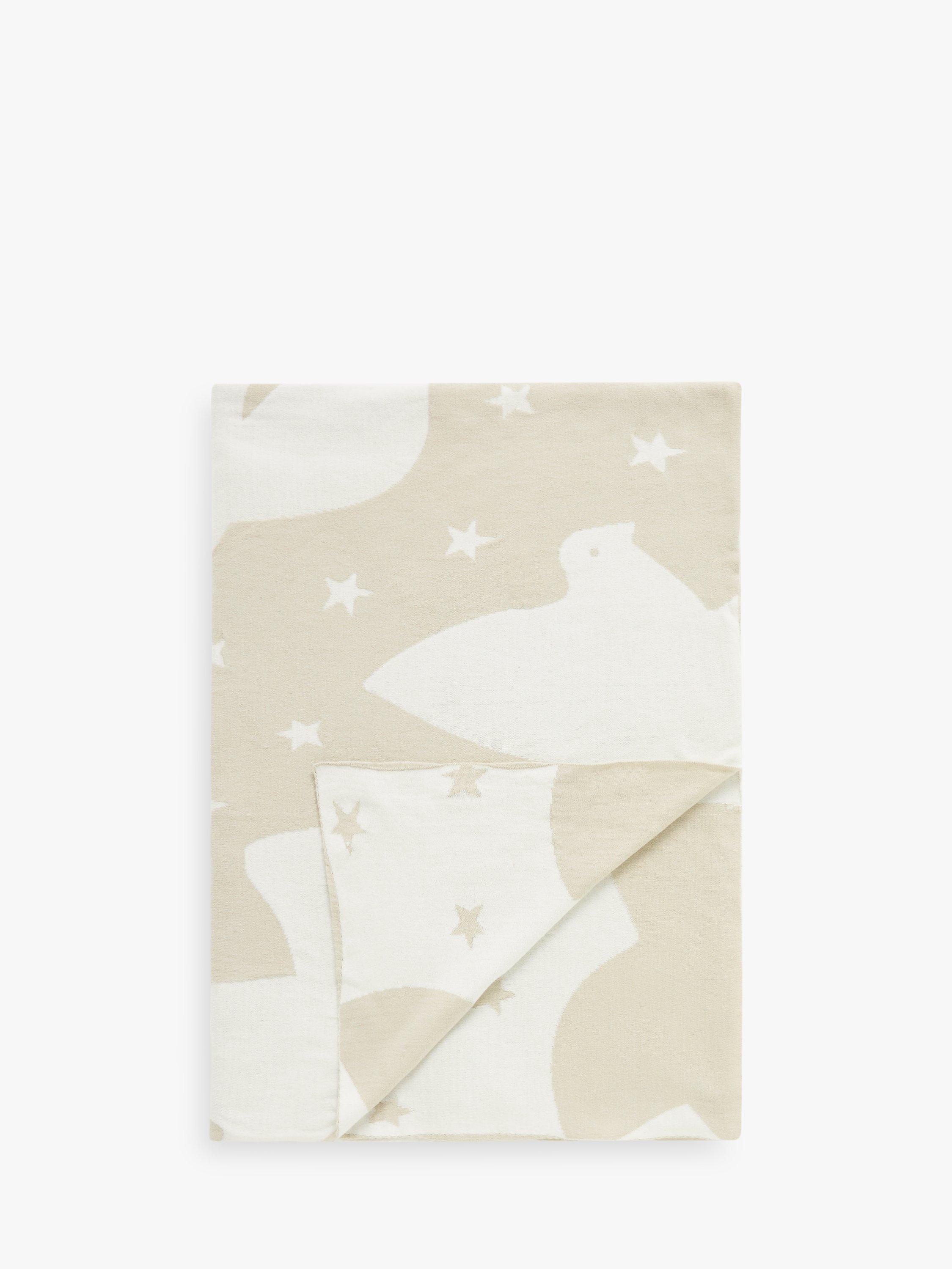 John Lewis Peace Birds Throw, Natural