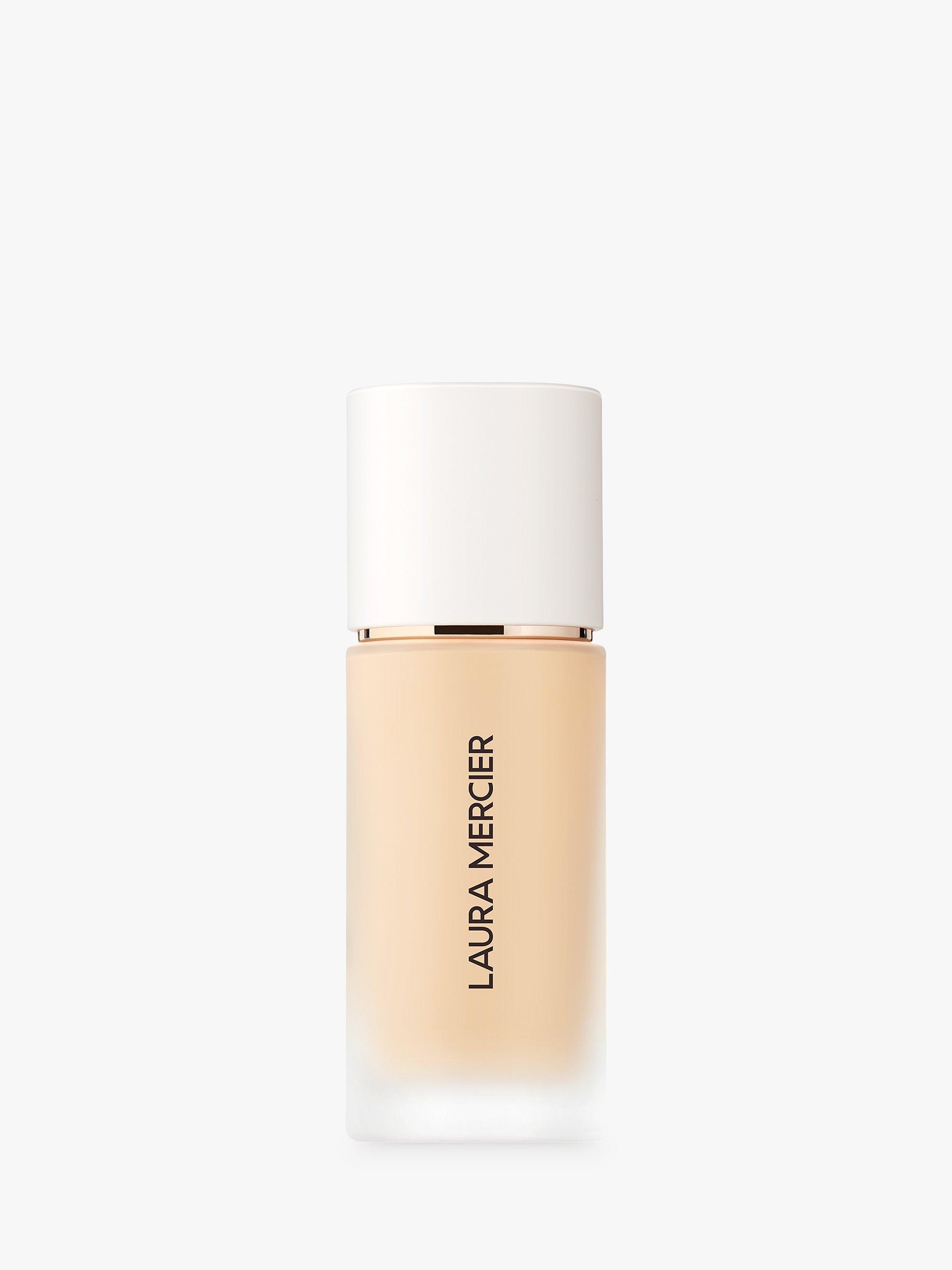 Product image 1 of 8, which shows Laura Mercier Real Flawless Weightless Perfecting Foundation, 0W1 Satin