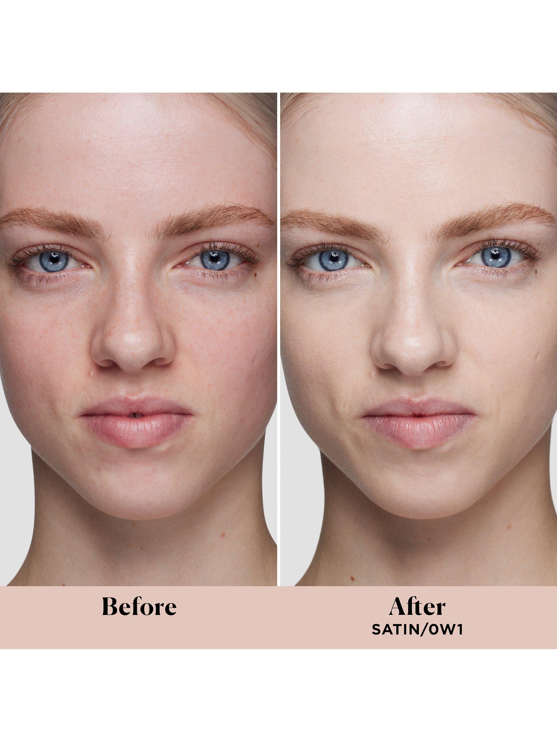 Product image 4 of 8, which shows Laura Mercier Real Flawless Weightless Perfecting Foundation, 0W1 Satin