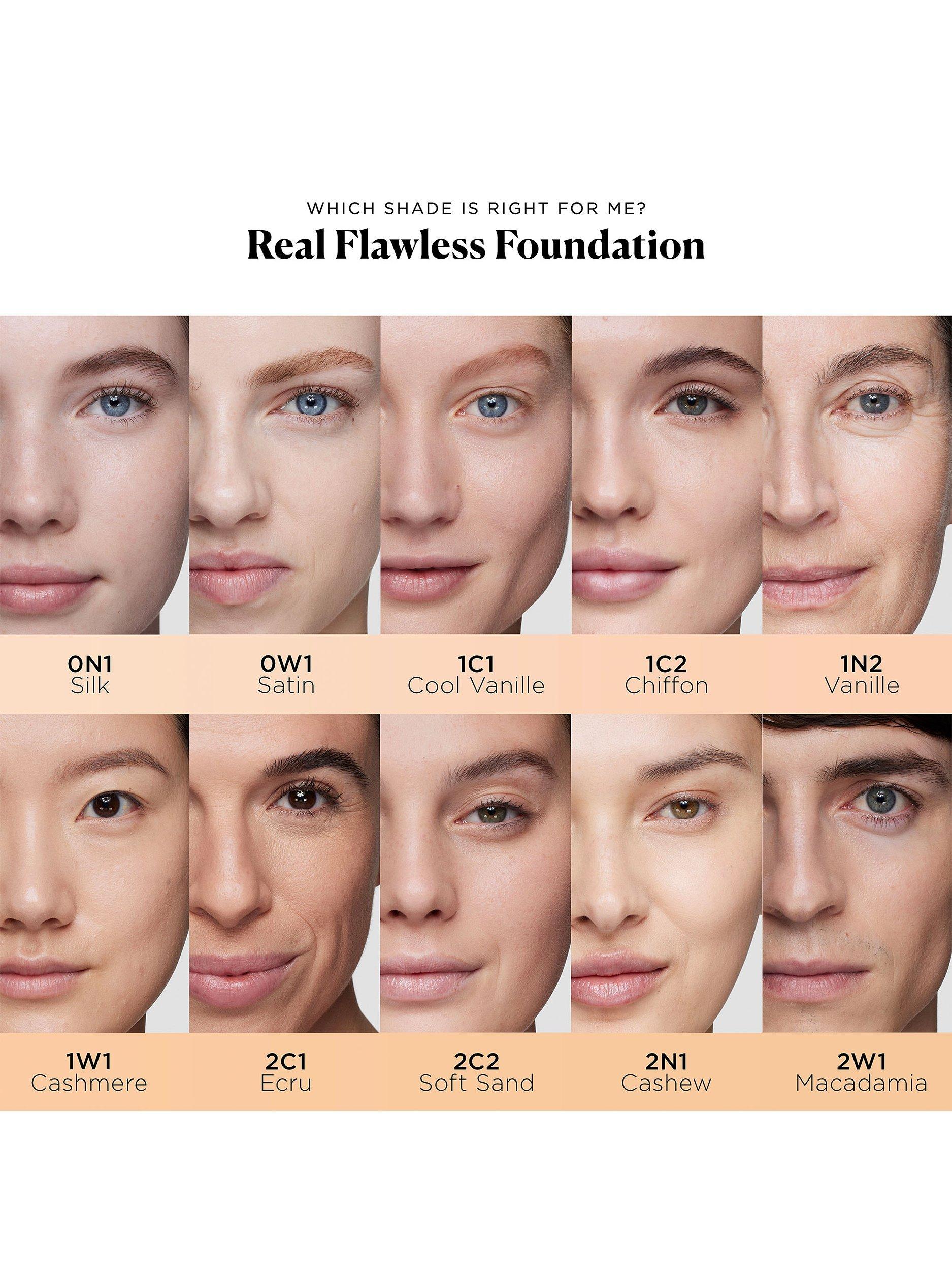 Product image 5 of 8, which shows Laura Mercier Real Flawless Weightless Perfecting Foundation, 1C1 Cool Vanille
