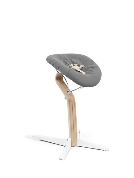 Stokke Nomi Highchair - view 2, Natural/White