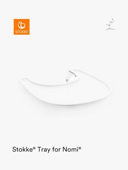 Stokke Nomi Highchair Tray, White