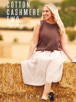 Mode at Rowan Four Projects Cotton Cashmere Two Knitting Pattern Booklet, Multi
