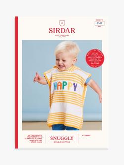 Sirdar Snuggly DK Baby Happy Holidays Poncho Knitting Pattern, 5507, 
