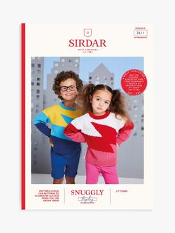 Sirdar Snuggly Replay DK Children's Quick as a Flash Sweater Knitting Pattern, 2611, 