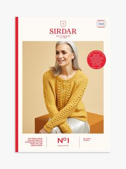 Sirdar No.1 DK Scallop Stitch Short Cardi Knitting Pattern, 10665, 