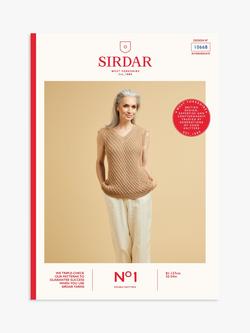 Sirdar No.1 DK Golden Age Vest Knitting Pattern, 10668, 