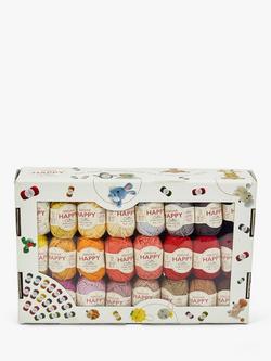 Sirdar Happy Colours Cotton DK Yarn Set, 50x 20g, Multi