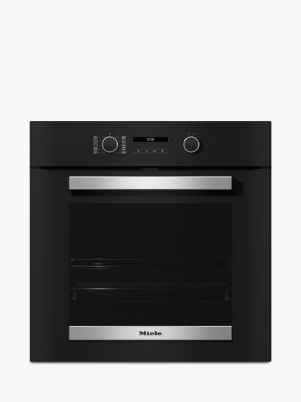 Miele H 2465 BP Built In Electric Self Cleaning Single Oven, Black, Black