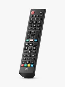 One For All URC4911 Replacement Remote Control for LG TVs, Black