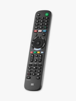One For All URC4912 Replacement Remote Control for Sony TVs, Black