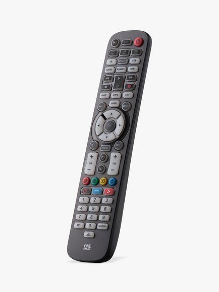 One For All URC3661 Essential 6 Antimicrobial Replacement Remote Control, Black