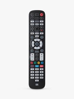 One For All URC3661 Essential 6 Antimicrobial Replacement Remote Control - view 2, Black